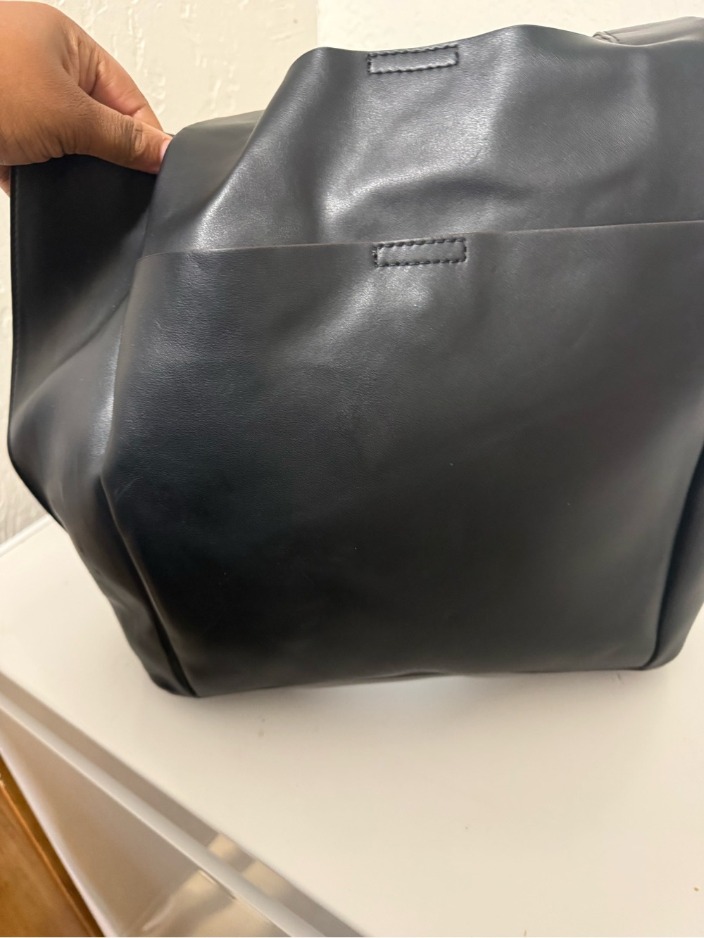 Worthington Black Satchel Tote